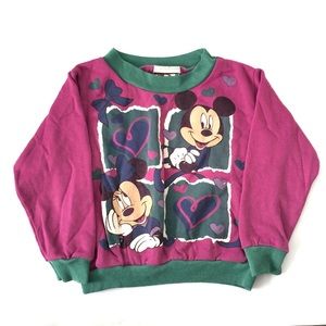 Disney Mickey Stuff Sweater Made in USA in Size 3T